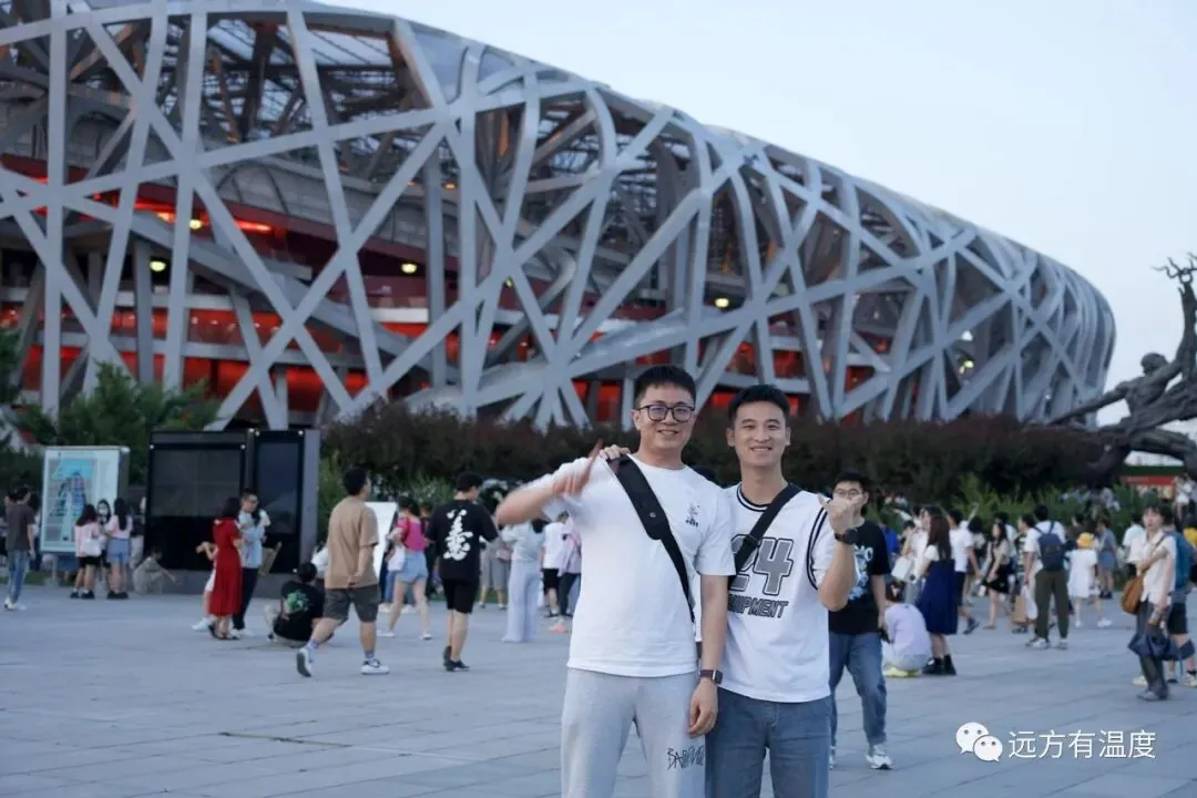 和学长的合照